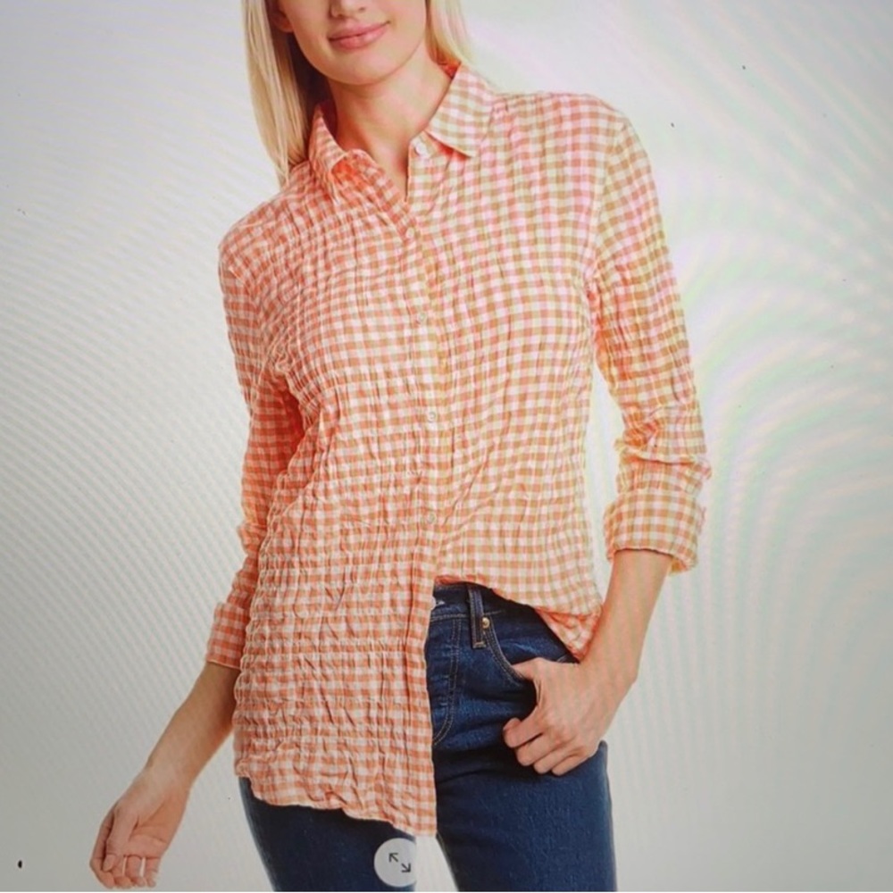 J.McLaughlin “Lois” blouse. Wrinkle fashion at it's finest!